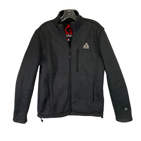 Gerry Mens Waffle Knit Jacket Weber Full Zip Size Small Warm Fleece Lined Outerw - Picture 14 of 15
